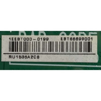 KIT DE TARJETAS PARA TV LG / NUMERO DE PARTE MAIN EBT66699001 / EAX69462005 / EAX69462005(1.0) / FUENTE EAY65895552 / 65895552 / LGP86NT-21U1 / 3PCR02852B / EPCD31CB1B / T-CON 6102B / 6871L-6102B / 6870C-0834A / PANEL NC860TQF- AAKH1 / MODELO 86UP8770PUA - Imagen 7